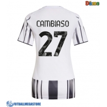 Fotballdrakt Dame Juventus Andrea Cambiaso #27 Hjemmedrakt 2025-26 Kortermet